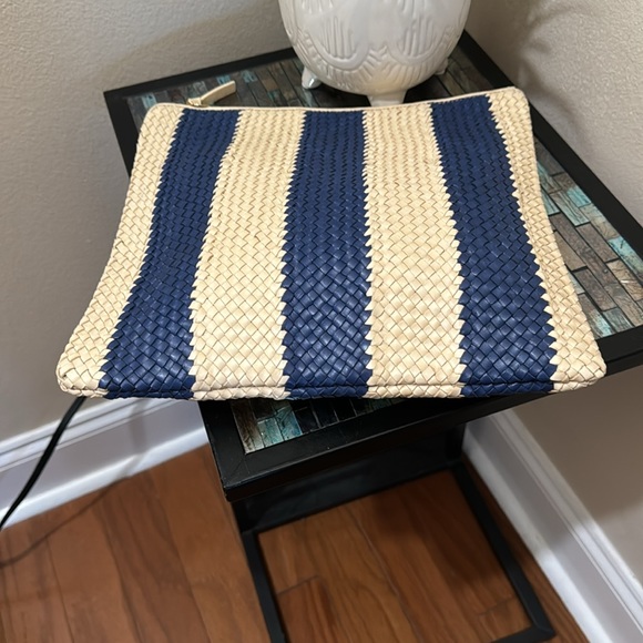 Clare .V Foldover Woven Leather Clutch - Picture 17 of 17